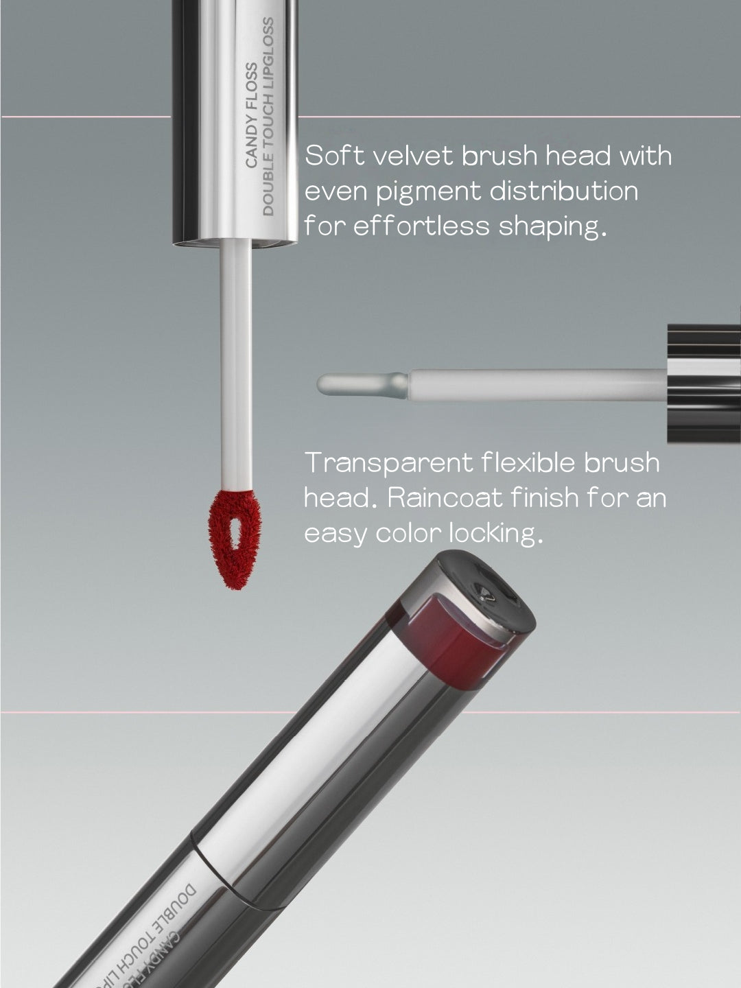 Candy Floss Double Touch Lipgloss 1.7g+1.7ml