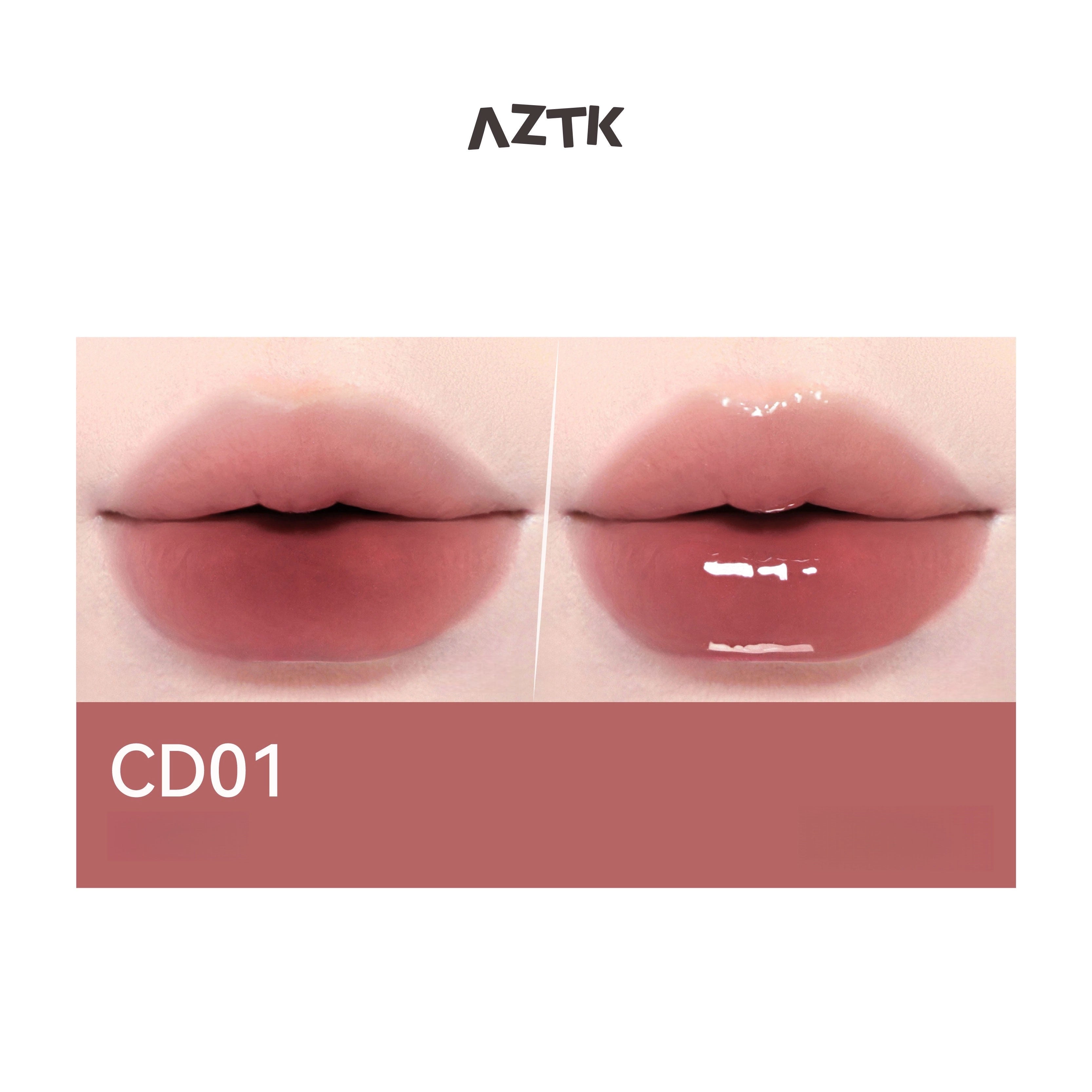 AZTK - Candy Floss Double Touch Lipgloss 1.7g+1.7ml (New Version)