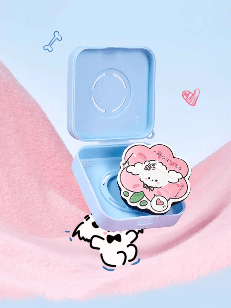 Amortals Doggy Hug Plus Powder Puff Set