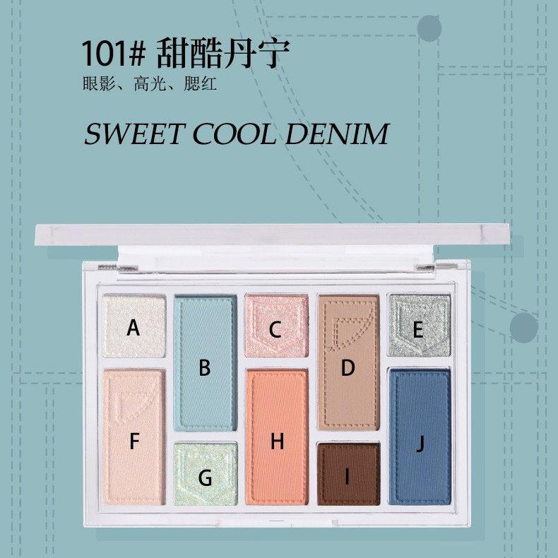 10 Colors Eyeshadow Palette 15g