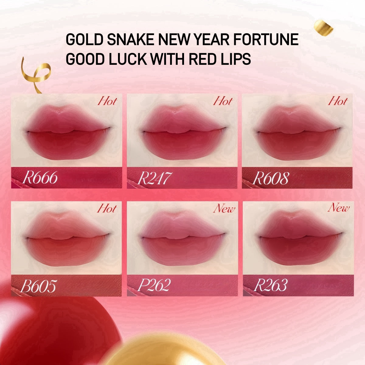 Colorkey Airy Velvet Lip Lacquer CNY Lucky Snake 1.7g
