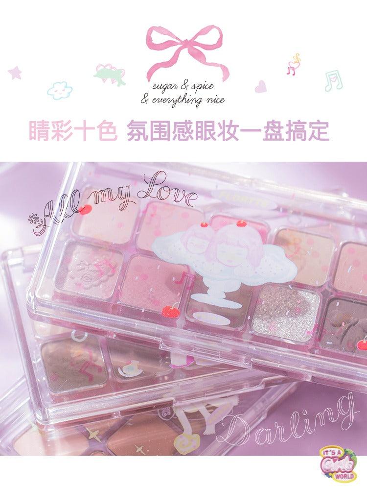 Wackky 10 Colors Eyeshadow Palette 7.5g