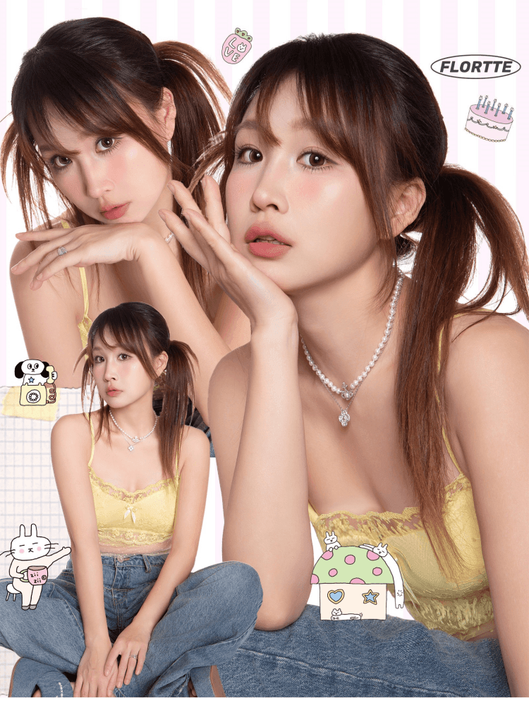 Flortte Good Friends Club Eyebrow Pen 1.18g