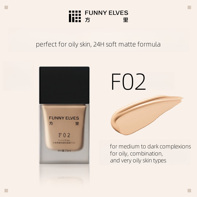 Long Lasting Foundation Dry or Oily Skin Formula 25ml