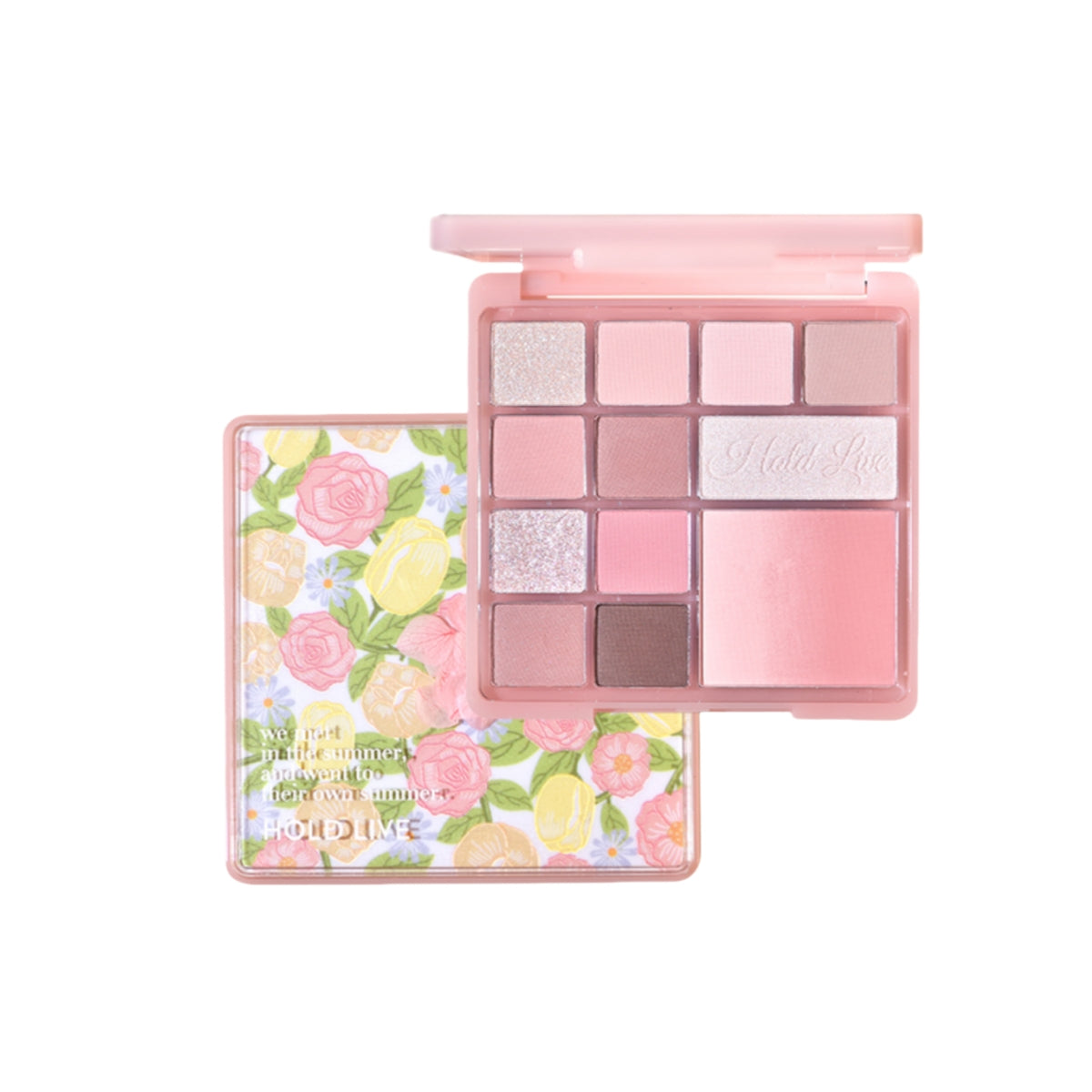 HOLD LIVE Floral Comprehensive Powder Palette 12 Colors 15g
