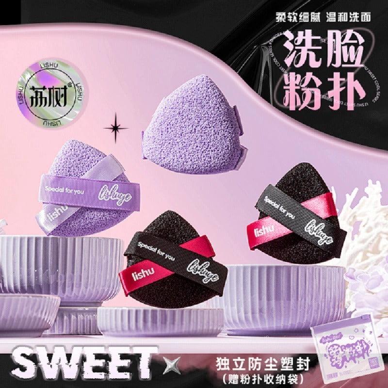 A Sweet Cool Double Face Wash Puff