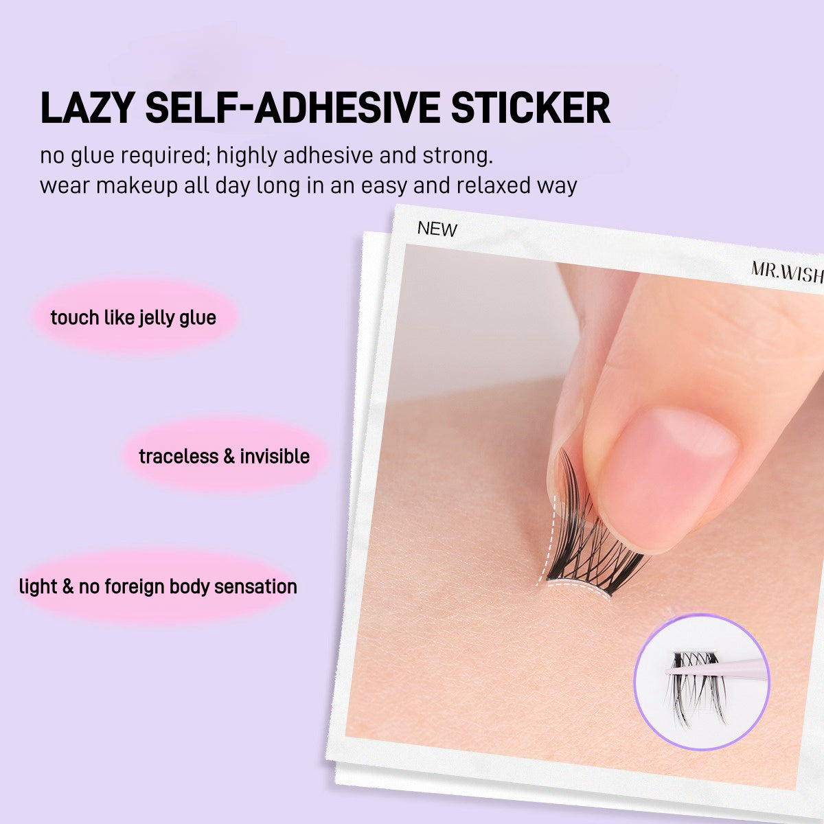 Self Adhesive Sticker for False Eyelashes