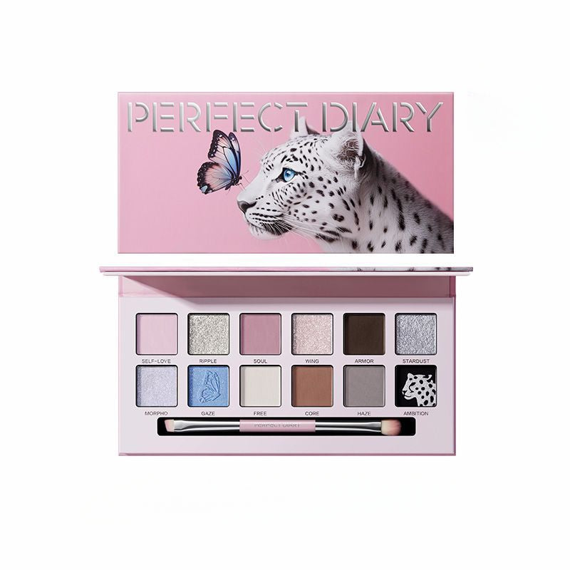 Perfect Diary Explorer Eyeshadow 20 Butterfly and Snow Leopard - Soft Pink 14g