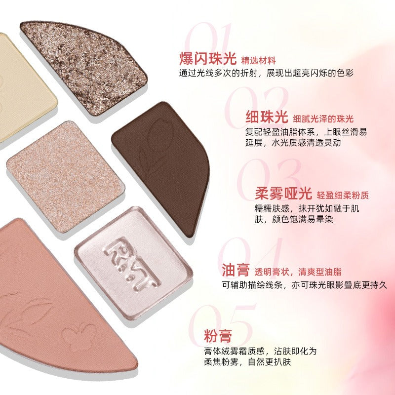 Romantic Beauty Floral Comprehensive Makeup Palette 14g