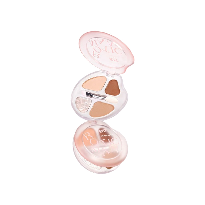 Romantic Beauty Four Colors Silkworm Highlight Palette 3.5g