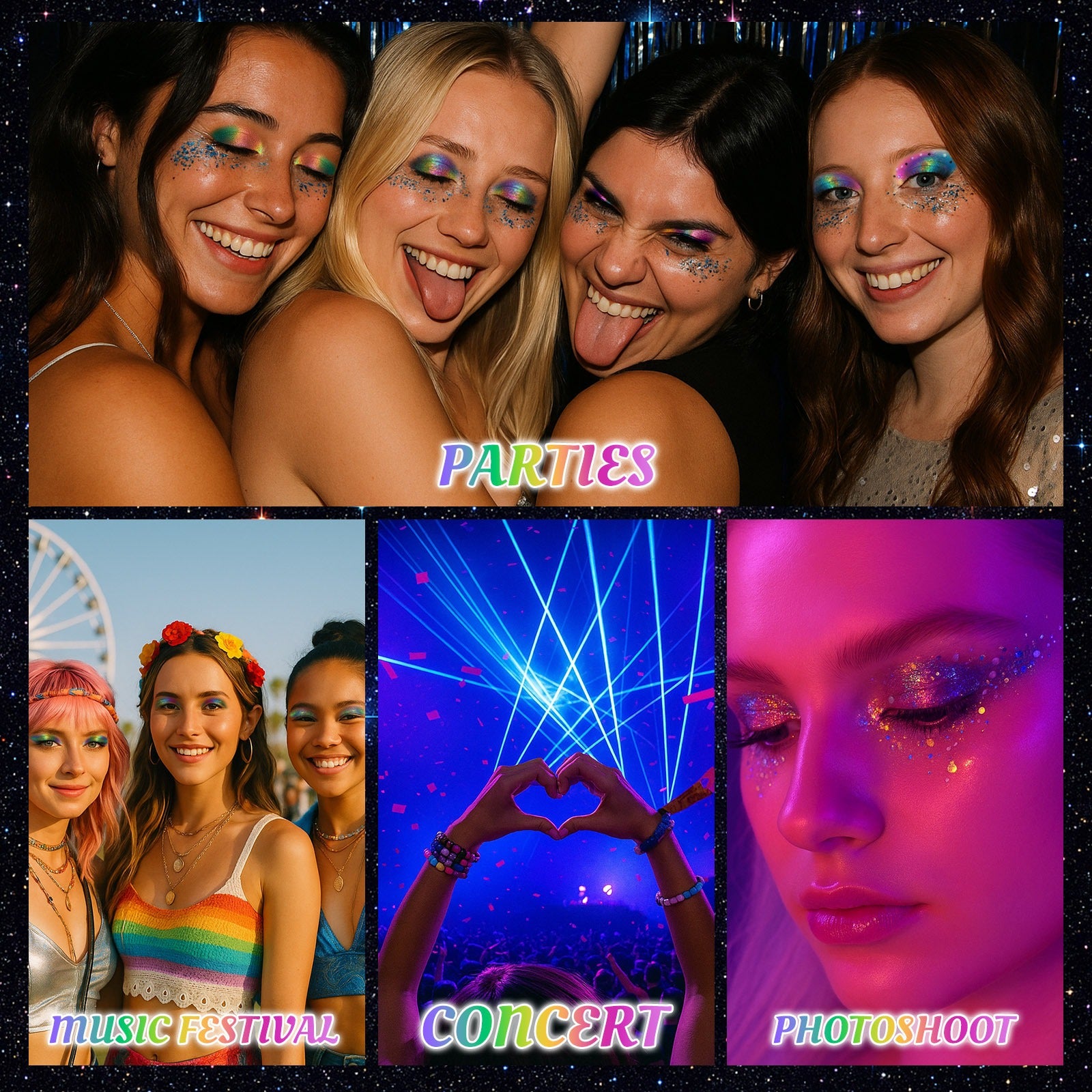 10 Colors Chameleon Eyeshadow Palette Solar Python 7g