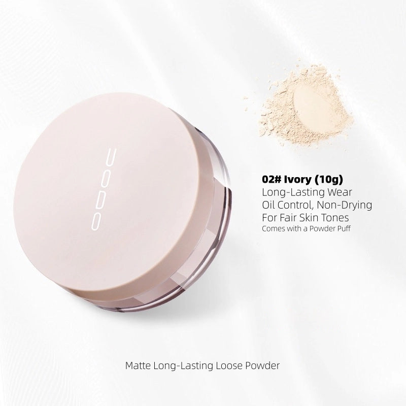UODO - Matte Long-Lasting Loose Powder 8g 10g