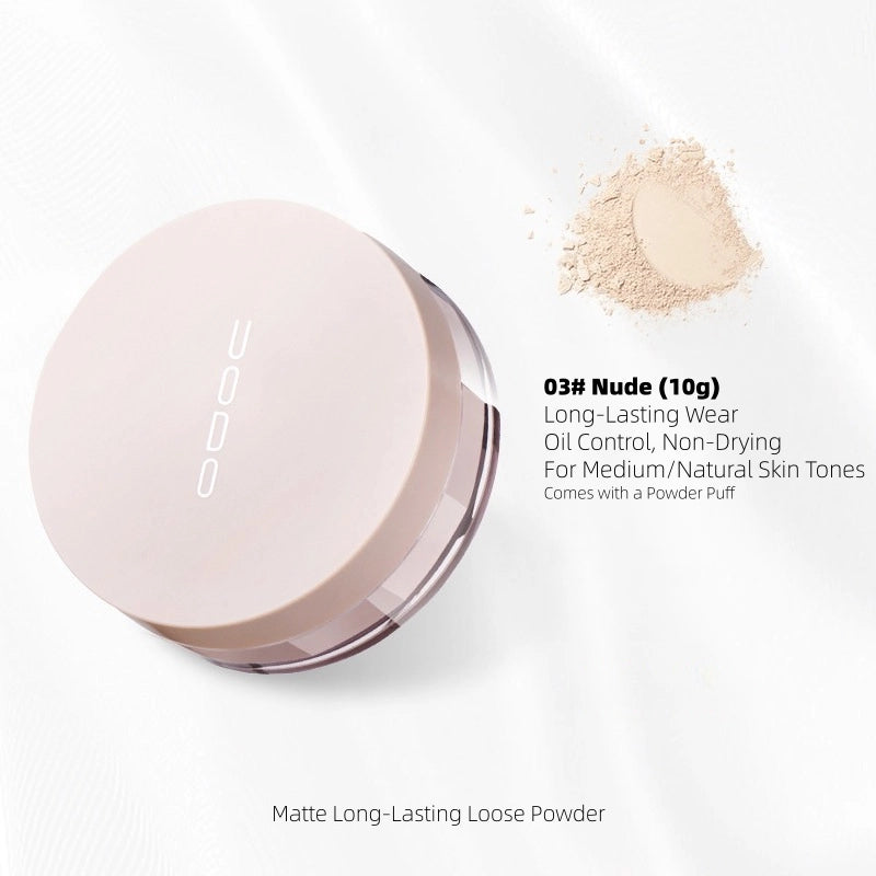 UODO - Matte Long-Lasting Loose Powder 8g 10g
