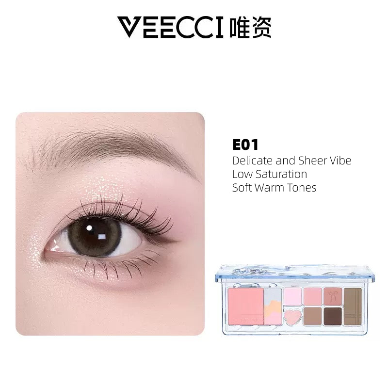 Color Block Multi Function Eyeshadow Palette 11g