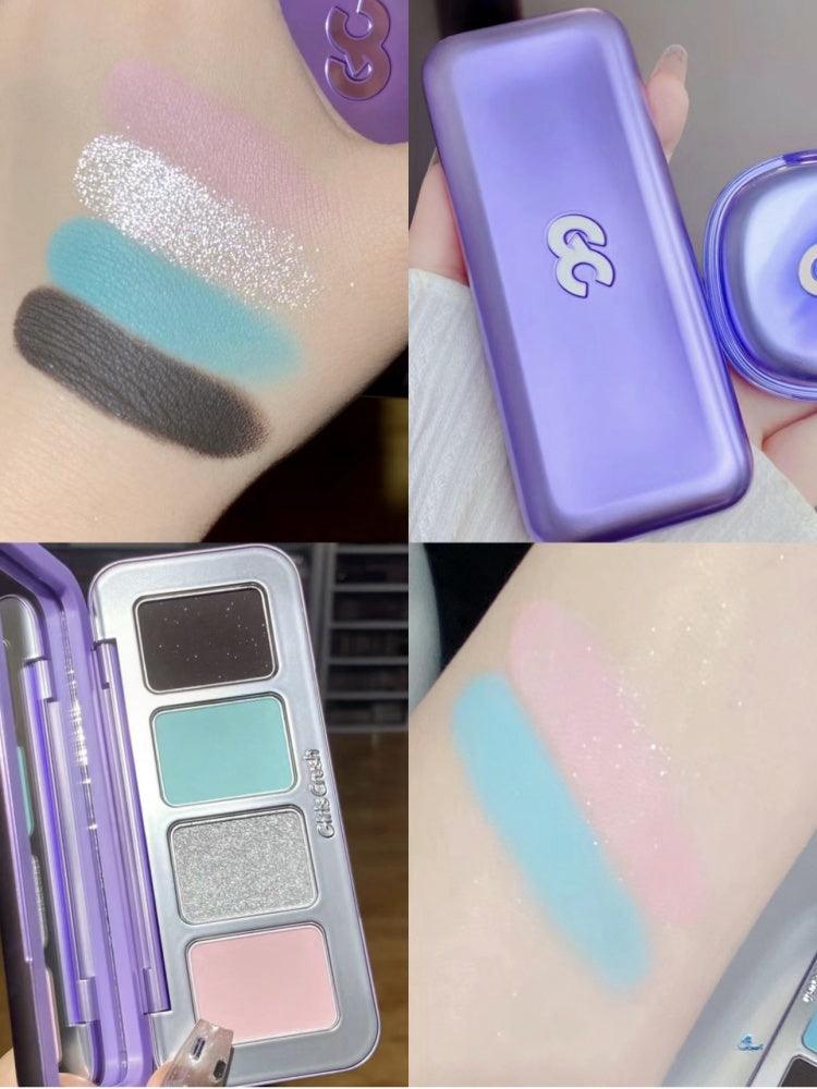 GirlsCrush 4 Colors Eyeshadow Palette 9g