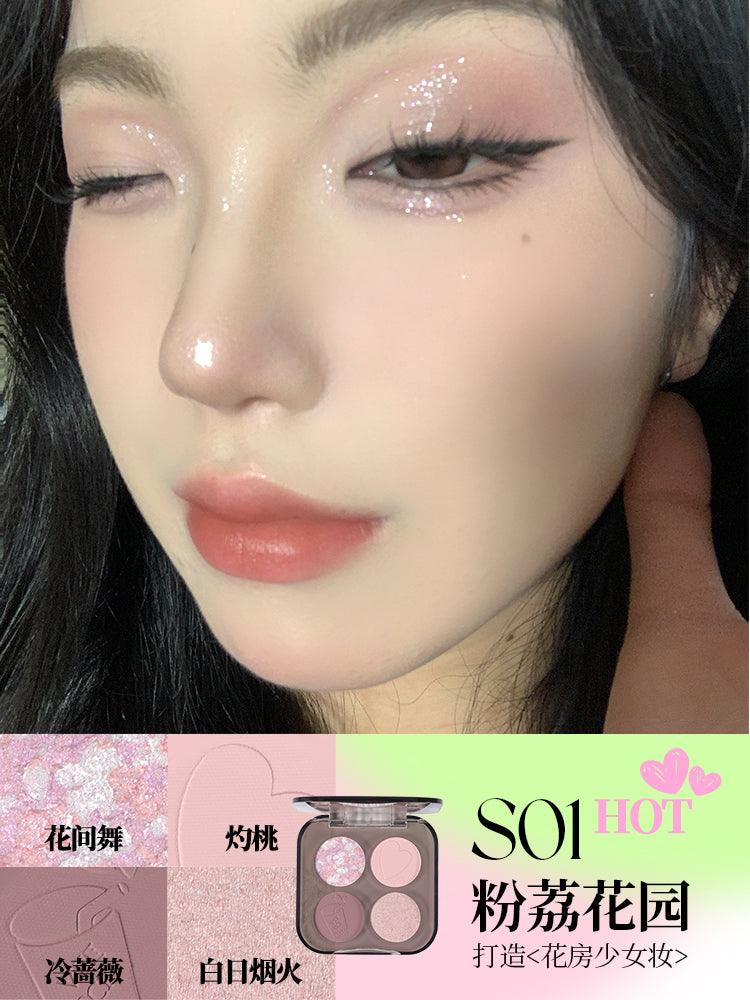 Veecci Four Colors Eyeshadow VC023 - Chic Decent