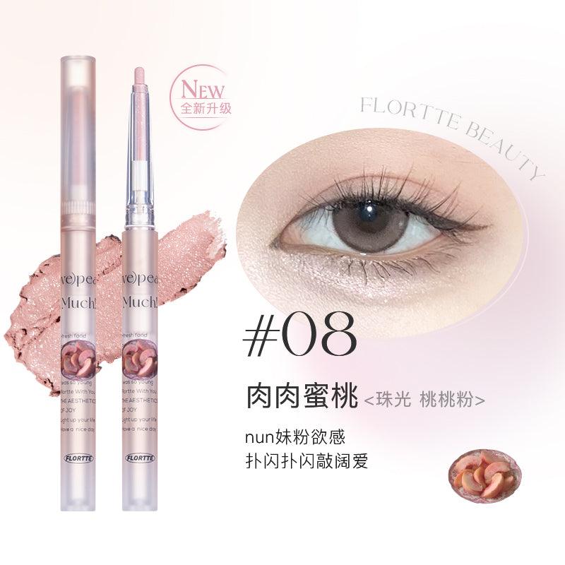 【NEW 8#-11#】FLORTTE I Love Myself Silkworm Eyeshadow Pen FLT036 - Chic Decent