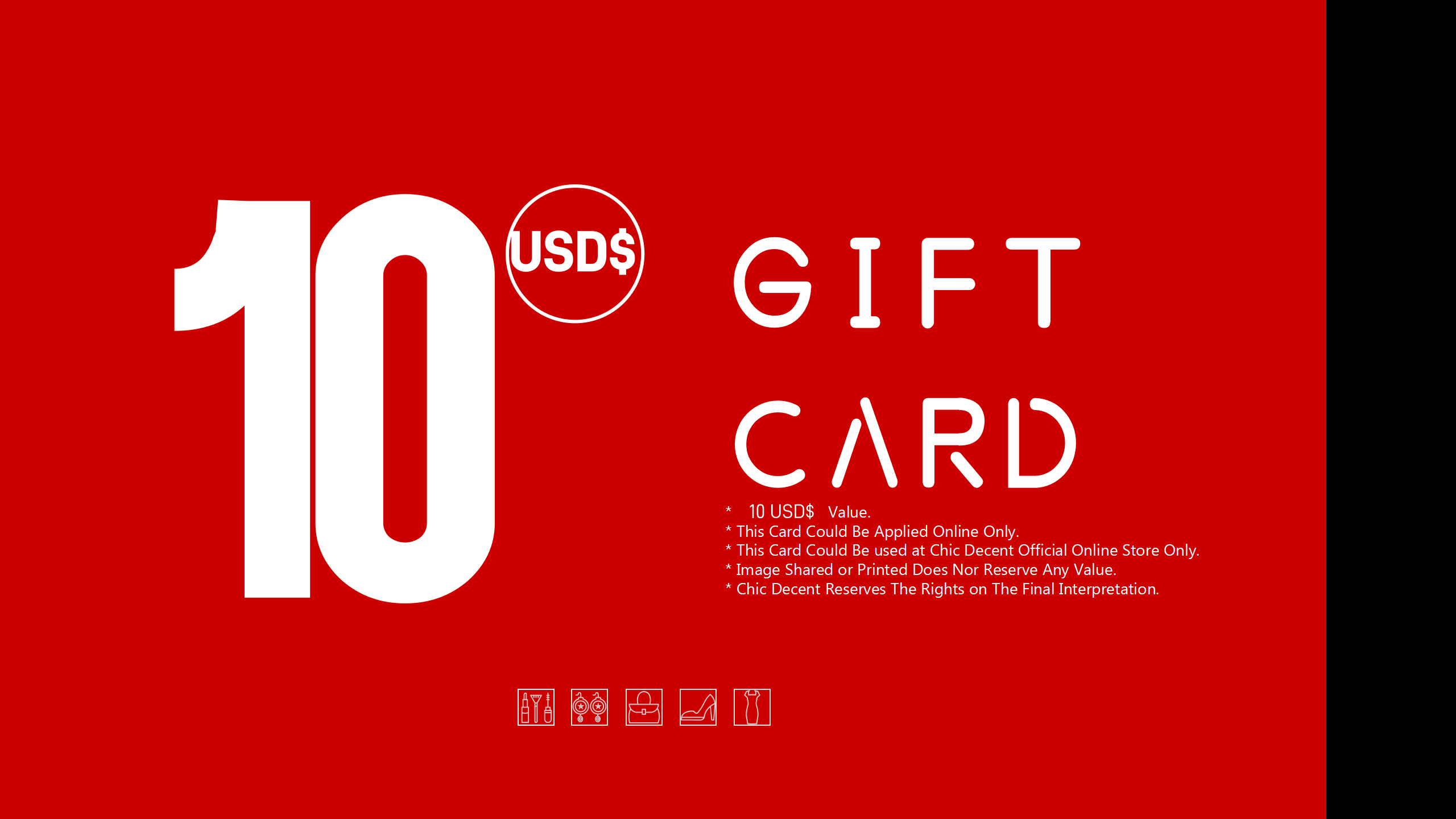 Chic Decent Gift Card in USD