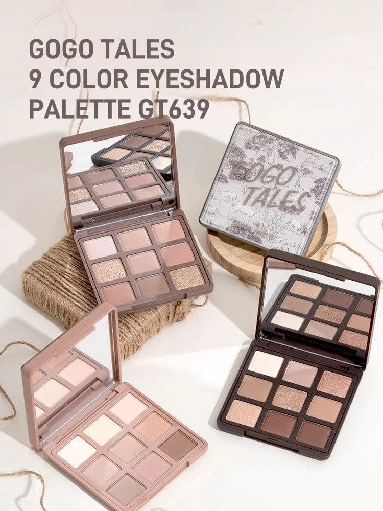 GOGO TALES Palette de fards à paupières 9 couleurs 14,4 g