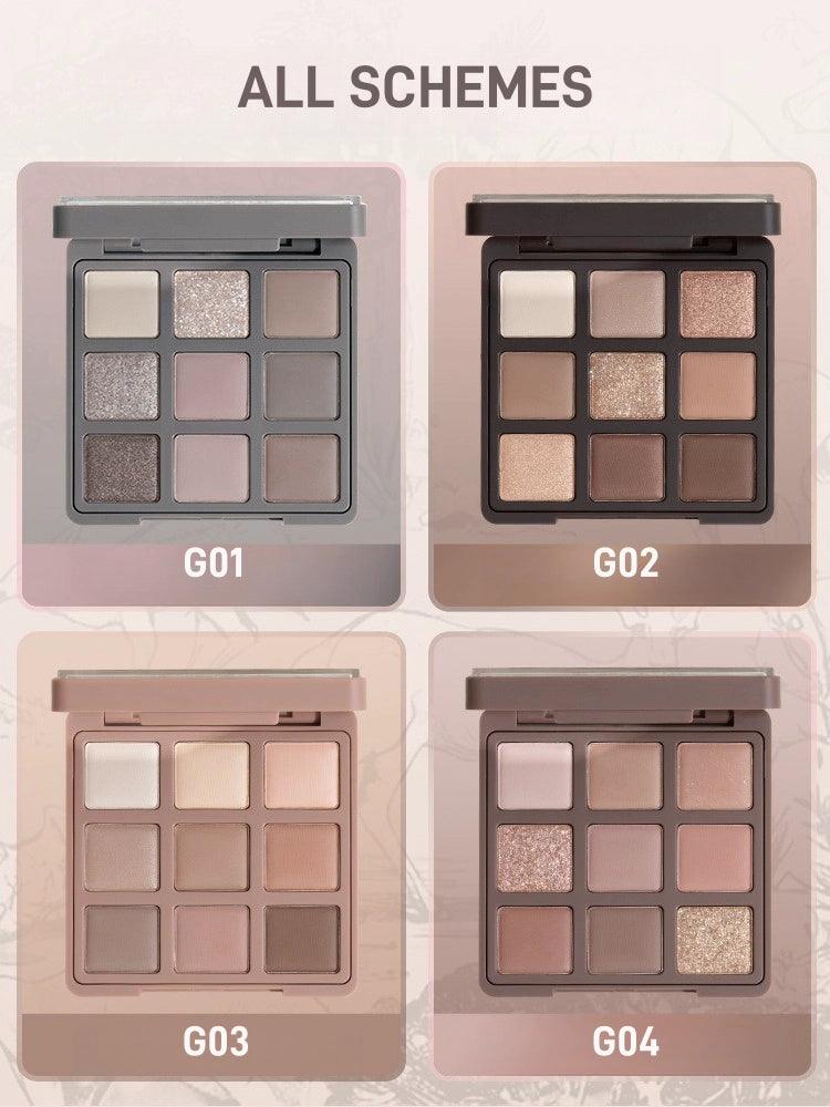 GOGO TALES Palette de fards à paupières 9 couleurs 14,4 g