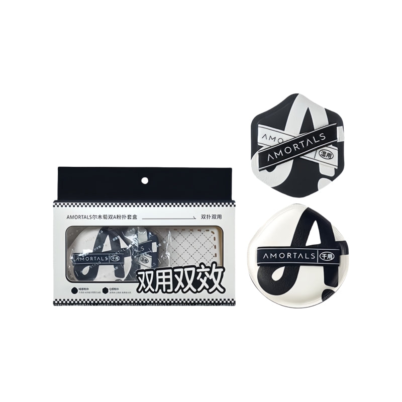 Coffret de houppettes de maquillage Amortals Double A