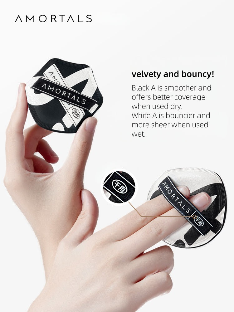 Coffret de houppettes de maquillage Amortals Double A