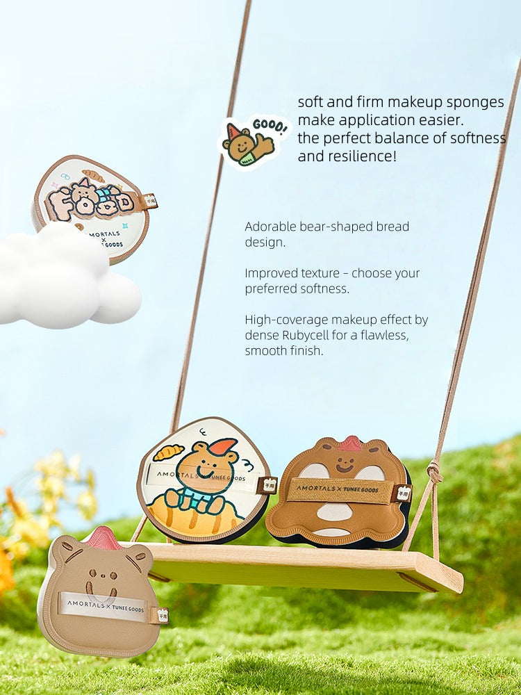 Ensemble d'éponges de maquillage Amortals X TUNEE GOODS