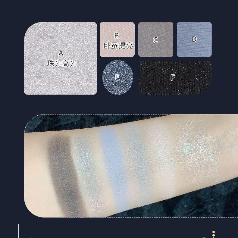Palette de fards à paupières BIYA Butterflys 6 couleurs 7,05 g
