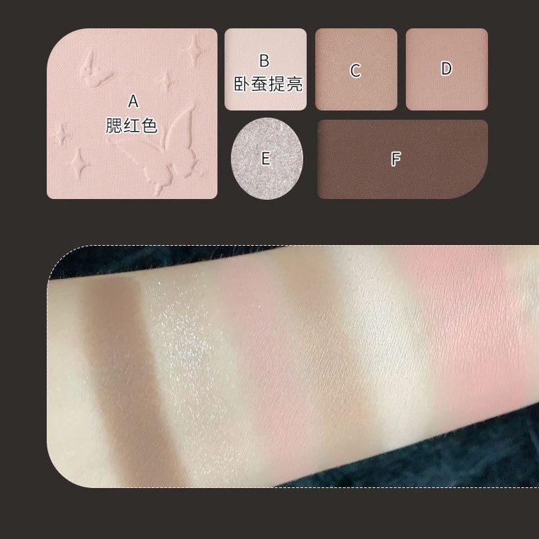 Palette de fards à paupières BIYA Butterflys 6 couleurs 7,05 g