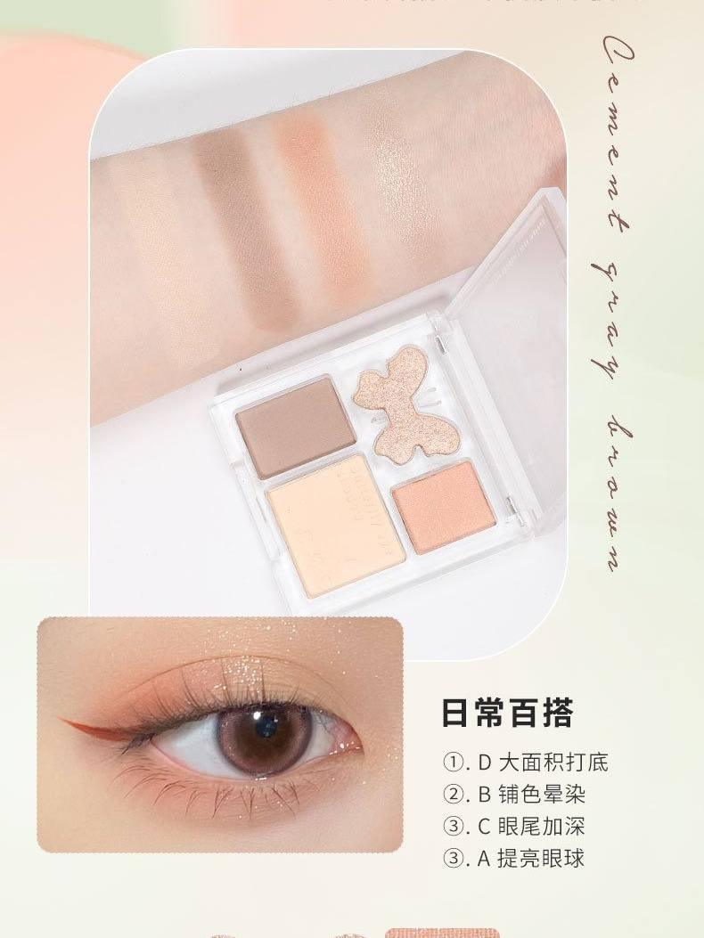 Palette de fards à paupières BIYA Sweet Dream 4 couleurs 4,5 g