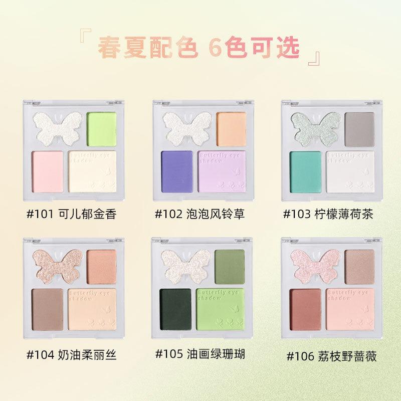 Palette de fards à paupières BIYA Sweet Dream 4 couleurs 4,5 g