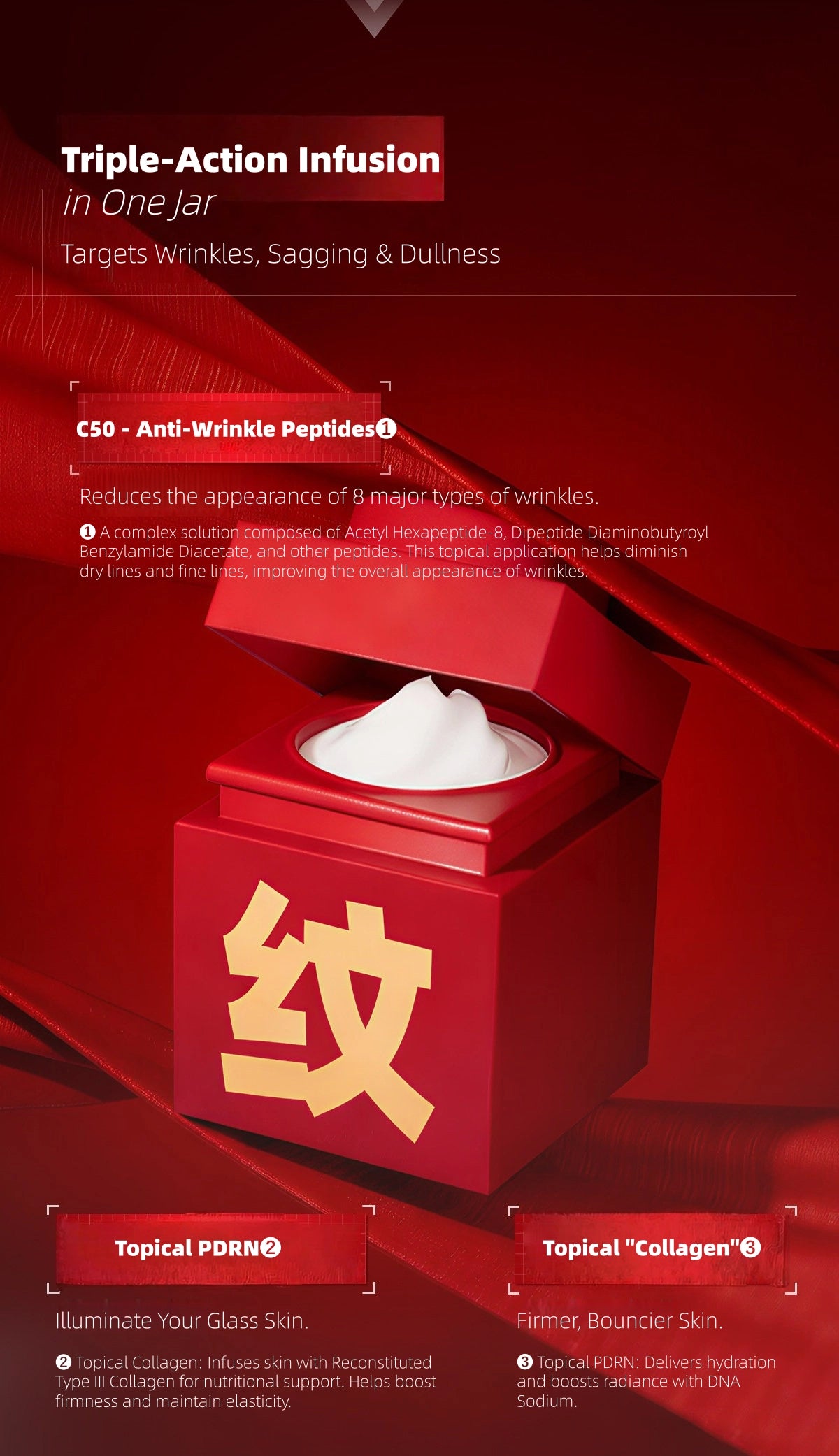 C+ - Anti Wrinkle Firming Essence Cream 5g*5