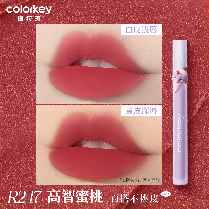 Colorkey Airy Lip Mirror ou Velvety Lip Color Dessert Store 1,7 g