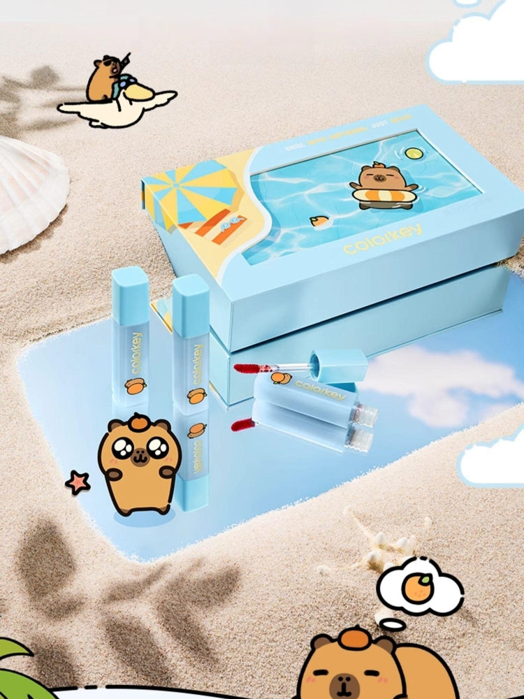 Teinte à l'eau mate douce Colorkey Capybara, coffret cadeau 6 g