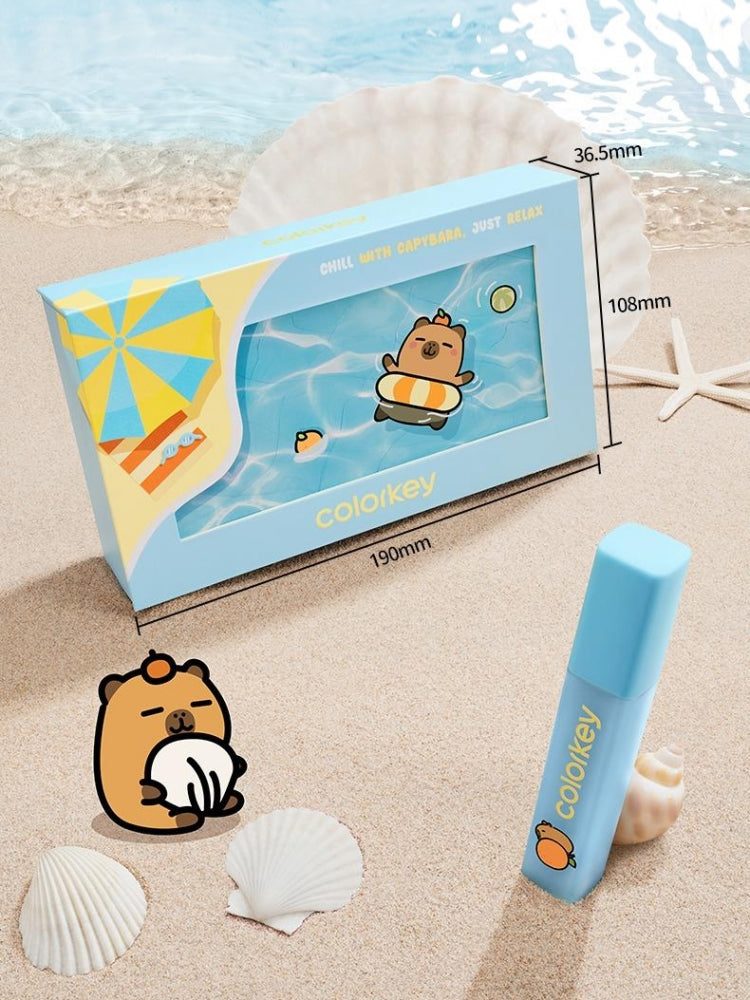 Teinte à l'eau mate douce Colorkey Capybara, coffret cadeau 6 g