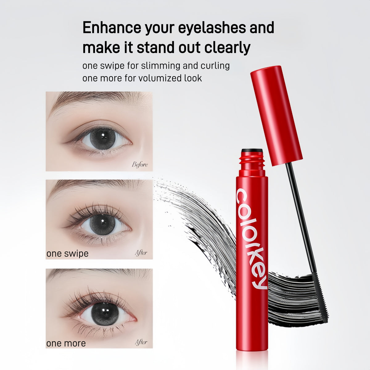 Mascara stéréo boucles longues Colorkey 4,5 g