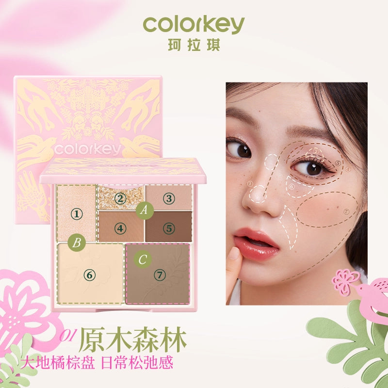Palette de maquillage Colorkey Seven Colors 15 g