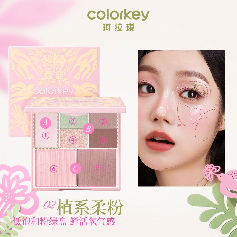Palette de maquillage Colorkey Seven Colors 15 g