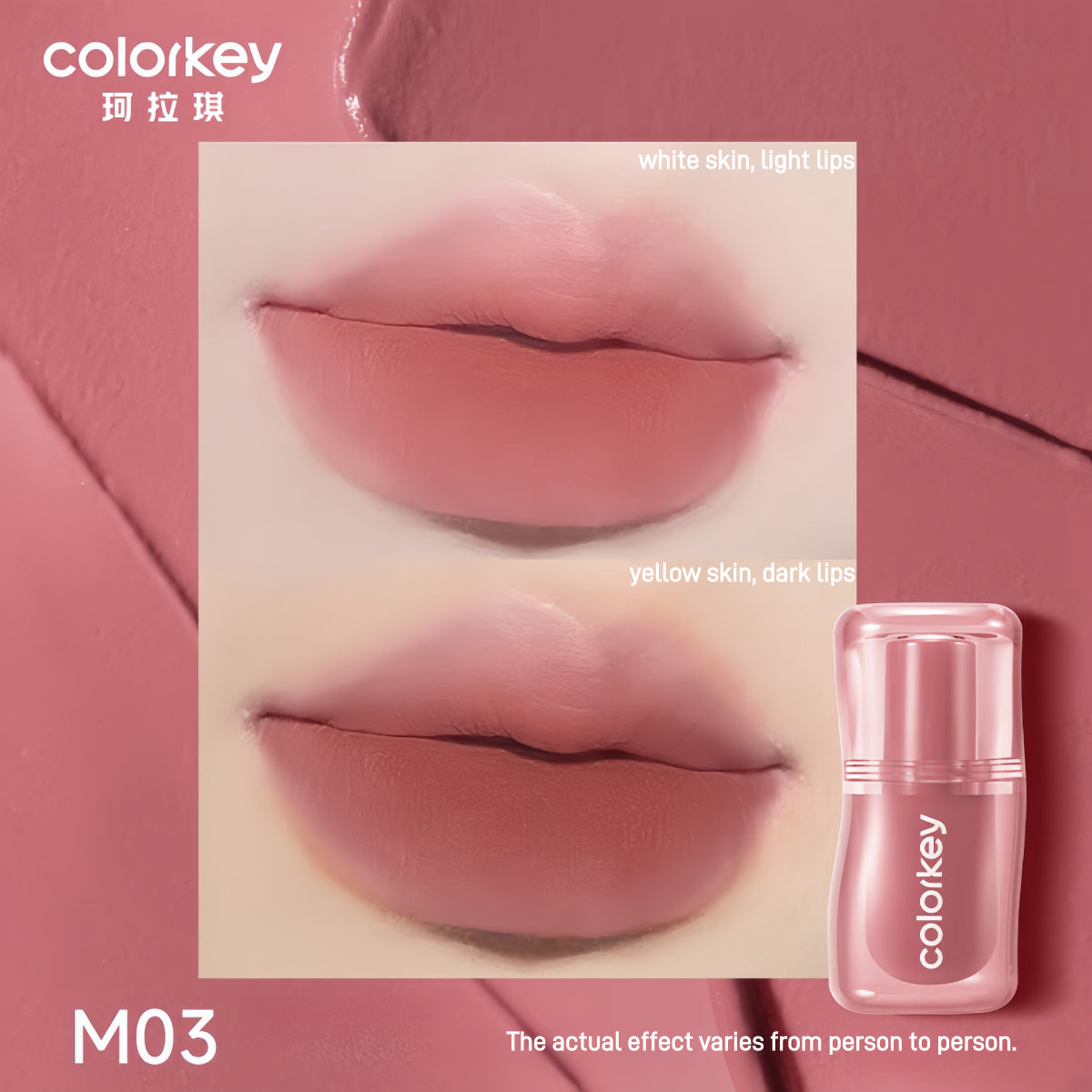 Colorkey Soyeux Crémeux Mat Rouge à Lèvres 3g