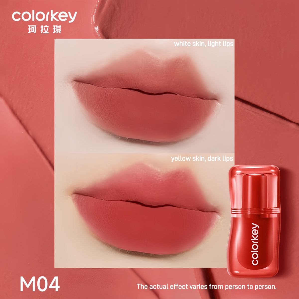 Colorkey Soyeux Crémeux Mat Rouge à Lèvres 3g