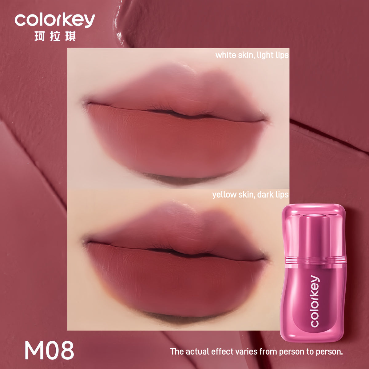 Colorkey Soyeux Crémeux Mat Rouge à Lèvres 3g