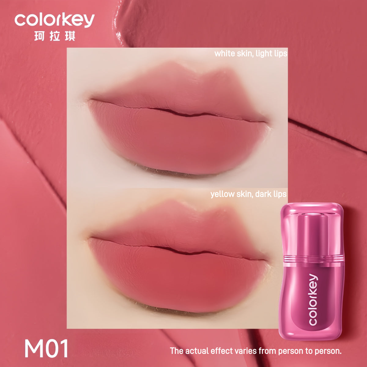 Colorkey Soyeux Crémeux Mat Rouge à Lèvres 3g