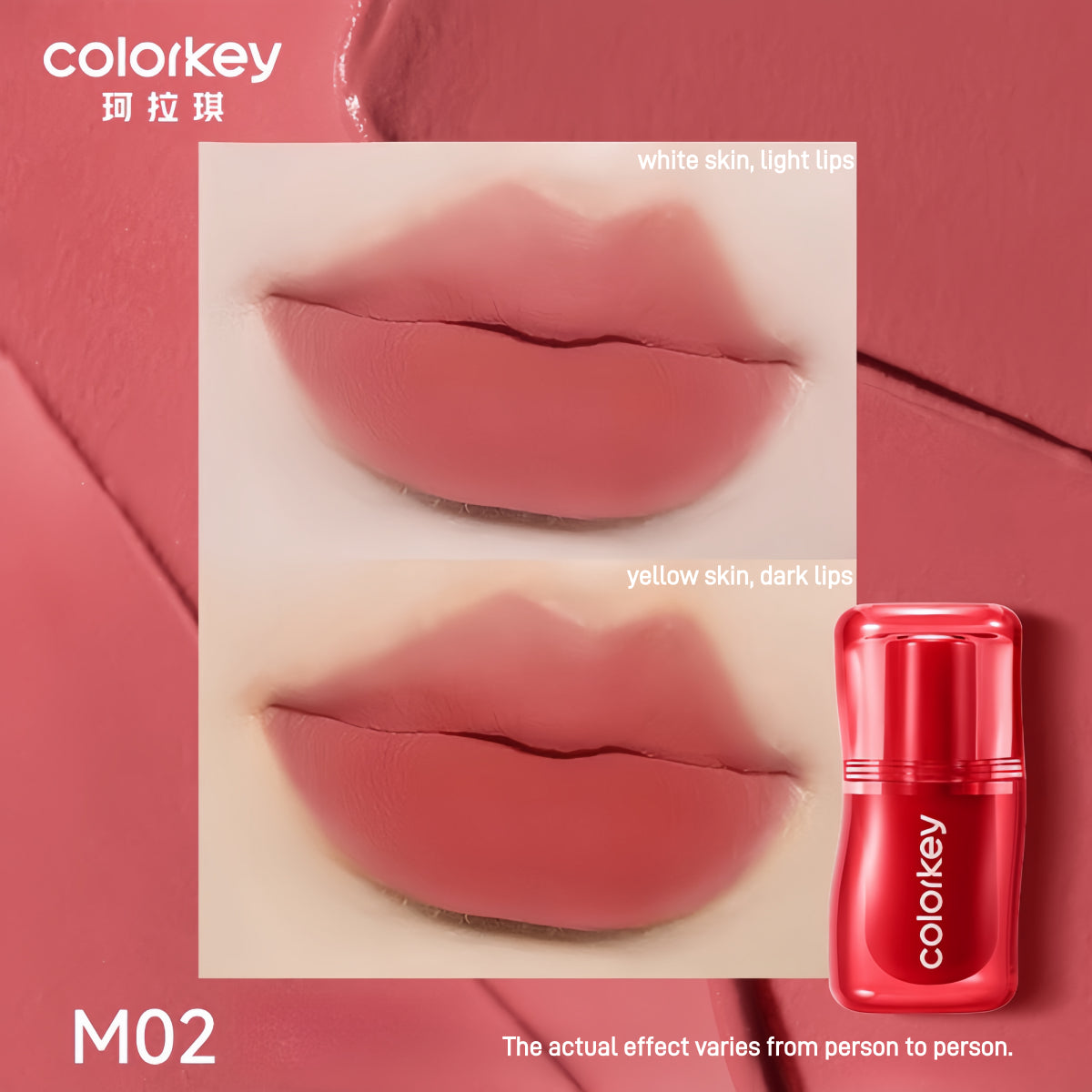 Colorkey Soyeux Crémeux Mat Rouge à Lèvres 3g