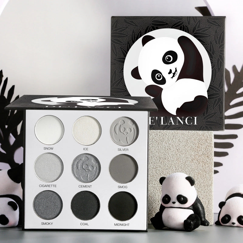 De'Lanci panda palette 9 colors eyeshadow 20g