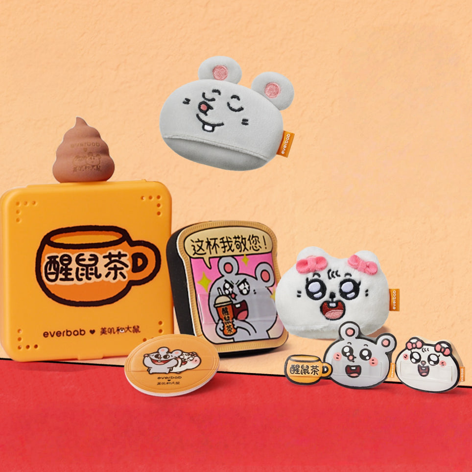 Everbab Mouse Play Rubycell Makeup Puff