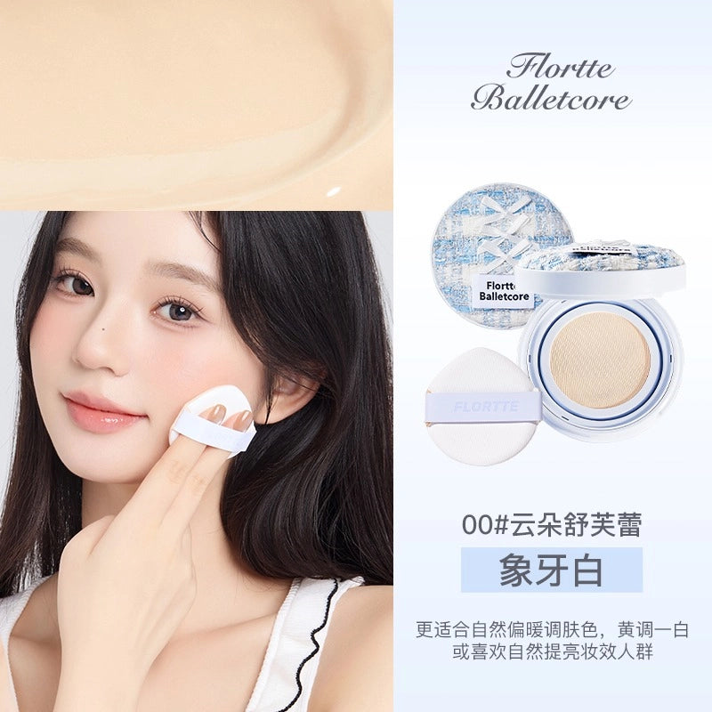 Fond de teint FLORTTE Balletcore Soft Matte Cushion 13 g