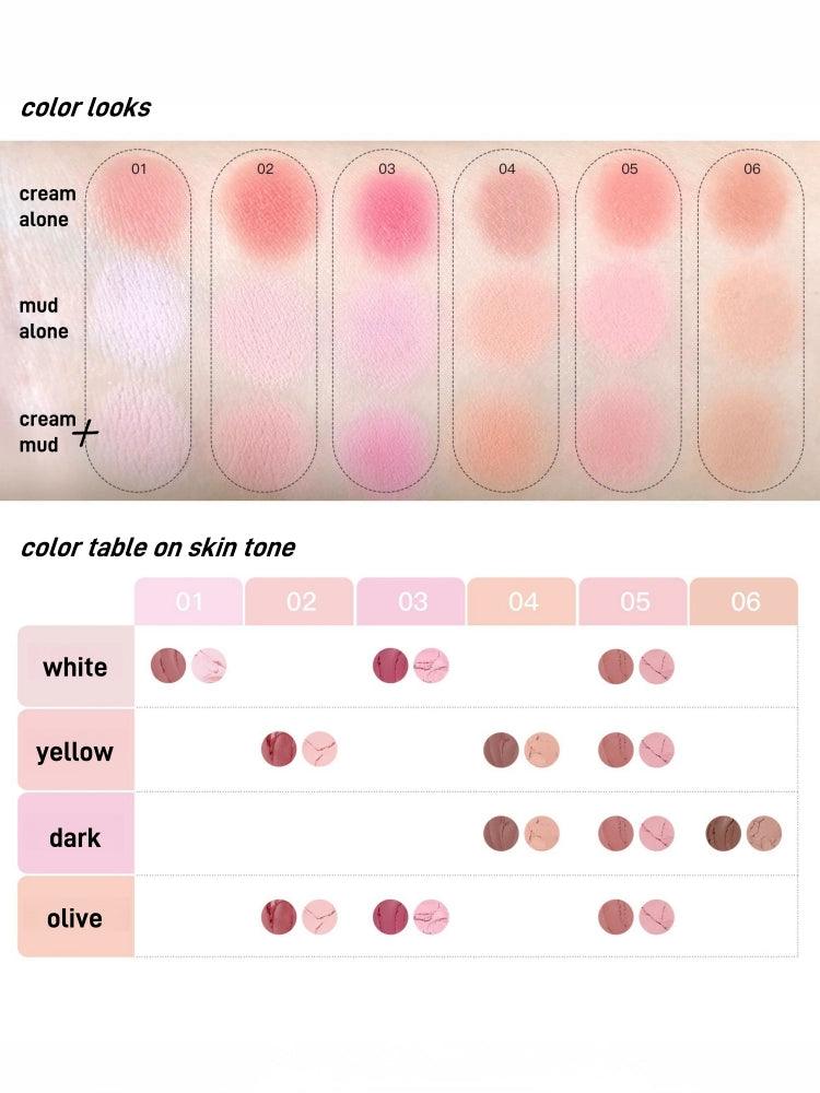 Flortte Good Friends Multi Purpose Blush Duo 3.2g