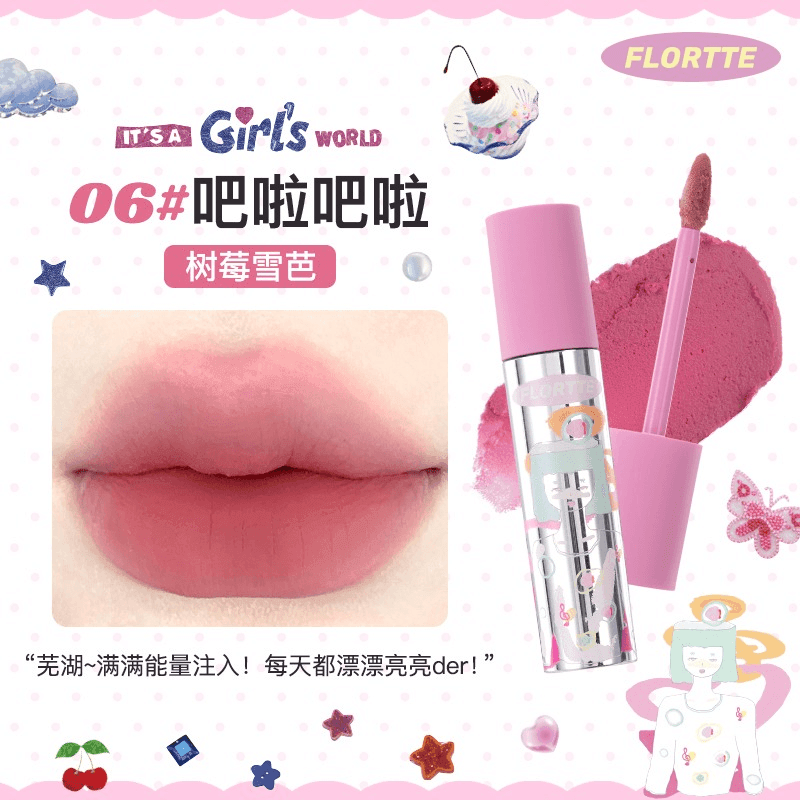 Flortte Crème à Lèvres Effet Mat 2,3 g