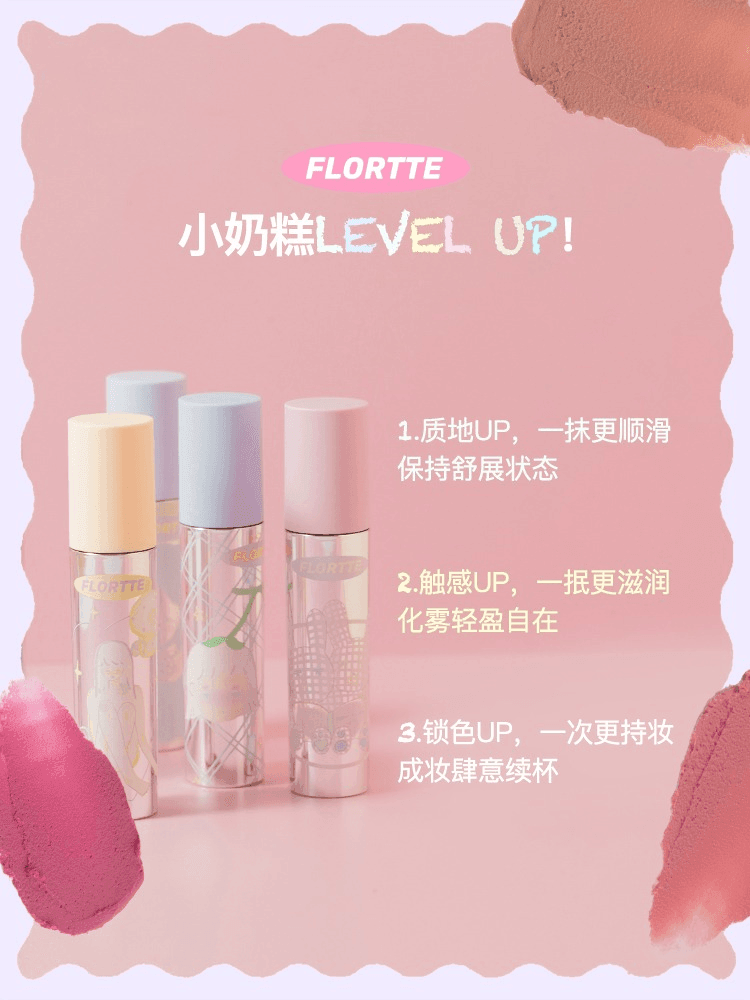Flortte Crème à Lèvres Effet Mat 2,3 g