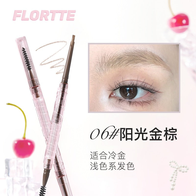 Crayon à sourcils Flortte Solid Small Machete 6 teintes 110 mg